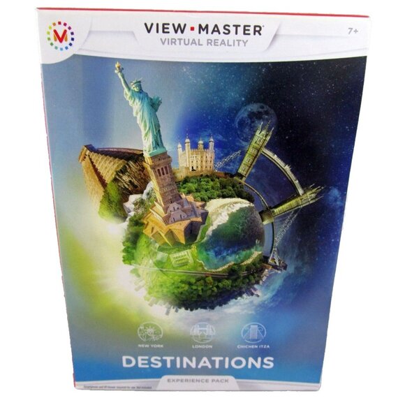 View Master VR Destinations 3 Reel Pack New York, London, Chichen Itza New - Picture 1 of 5